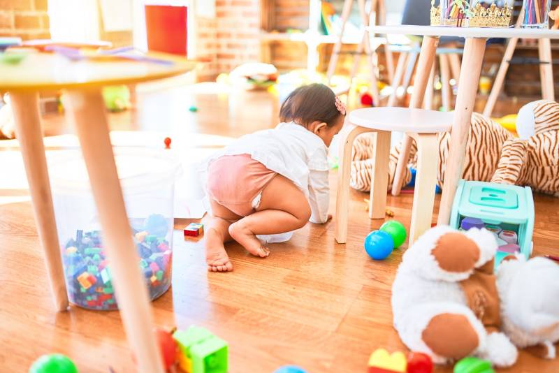 Chez Baby's Home, le jeu a une place central pour le développement des bébés et des tout-petits